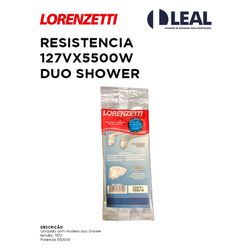 RESISTÊNCIA 127VX5500W DUO SHOWER / FUTURA - 03750 - Comercial Leal