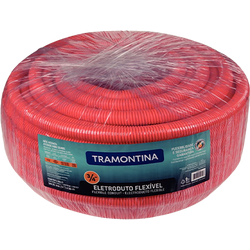 ELETRODUTO CORRUGADO LARANJA REFORÇADO 25MMX50M AD... - Comercial Leal