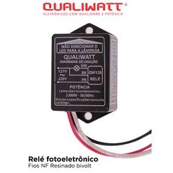 RELE FOTOELETRONICO FIOS NF RESINADO BIV SENTRAL -... - Comercial Leal