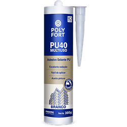 ADESIVO SELANTE PU40 BRANCO 387G PULVITEC - 14826 - Comercial Leal