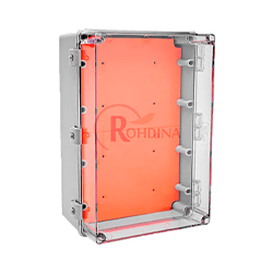 QUADRO MONTAGEM PVC CINZA TAMPA TRANSPARENTE. 300X... - Comercial Leal