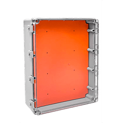 QUADRO MONTAGEM PVC CINZA TAMPA TRANSPARENTE 500X4... - Comercial Leal