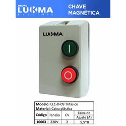CHAVE MAGNETICA 2CV 220V - 06323 - Comercial Leal