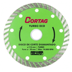 Disco de Corte Diamantado Turbo Eco 110mm - CORTAG... - Comercial Leal