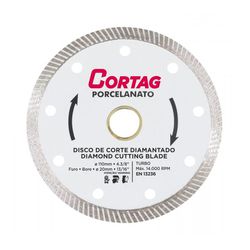 DISCO DIAMANTADO 110MM PORCELANATO CORTAG - 07076 - Comercial Leal