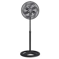 VENTILADOR COLUNA PRETO TURBO 6P 30CM 127V - 11091 - Comercial Leal