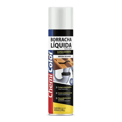 SPRAY BORRACHA LIQUIDA BCA 400ML CHEMICOLOR - 1523 - Comercial Leal
