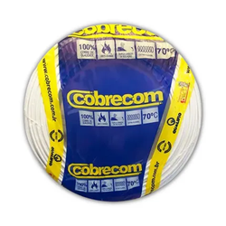 CABO FLEX 2.5MM BRANCO COBRECOM - 01964 - Comercial Leal
