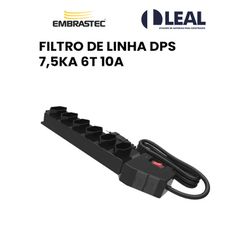 FILTRO DE LINHA DPS 7,5KA 6T 10A EMBRASTEC - 14971 - Comercial Leal