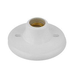 PLAFON BCO POT MAX 100W E27 PORCELANA BLUMENAU 011... - Comercial Leal