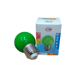LAMPADA BOLINHA LED 127V 1W VD E27 CTB BLBP-1W 127... - Comercial Leal
