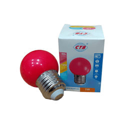LAMPADA BOLINHA LED 127V 1W VM E27 CTB BLBP-1W 127... - Comercial Leal