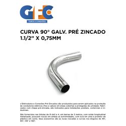 CURVA 90º GALVANIZADO PRE ZINCADO 1.1/2