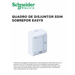 QUADRO DE DISJ 5DIN SOB EASY 9 - 09971 - Comercial Leal