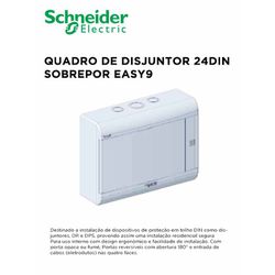 QUADRO DE DISJ 24DIN SOB EASY 9 - 09974 - Comercial Leal