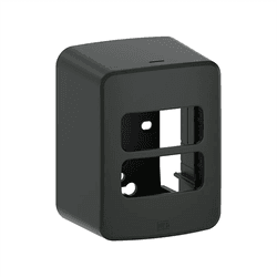 CAIXA SOBREPOR COM TAMPA PRETO 2 POSTOS COMPOSE WE... - Comercial Leal