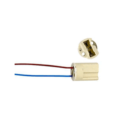 SOQUETE PARA LÂMPADA G9 PORCEL DECORLUX - 14323 - Comercial Leal