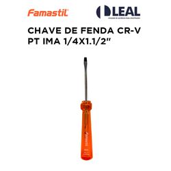 CHAVE DE FENDA CR-V PT IMA 1/4X1.1/2