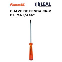 CHAVE DE FENDA CR-V PT IMA 1/4X6