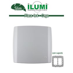 PLACA COM SUPORTE 4X4 CEGA SLIM - 06413 - Comercial Leal
