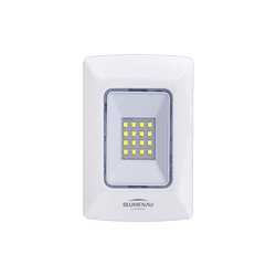 LUMINARIA DE EMERGENCIA 1W 4X2 BLUMENAU - 15660 - Comercial Leal