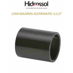 LUVA PVC SOLD ELETRODUTO PRETO 2.1/2