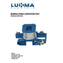 BOBINA 110V P/ CONTATOR POTENCIA CJX2 09A-18A LUKM... - Comercial Leal