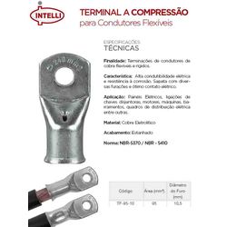 TERMINAL A COMPRESSAO 95MM TF-95 INTELLI 13059 -... - Comercial Leal