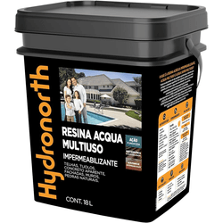 RESINA MULT. ACQUA INCOLOR FOSCA 18L HYDRONORTH - ... - Comercial Leal