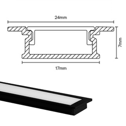 PERFIL ALUMINIO EMB PTO 24 X 7MM 3M BLUMENAU - 154... - Comercial Leal