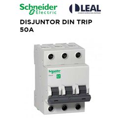 DISJUNTOR DIN TRIPOLAR 50A EASY9 - 13359 - Comercial Leal