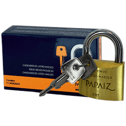 CADEADO CHAVE TETRA CRT70 CX PAPAIZ - 14176 - Comercial Leal