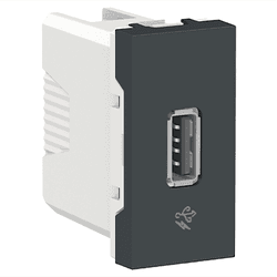 MODULO TOMADA USB 1A (CARREGADOR) 1M GRAFITE ORION... - Comercial Leal
