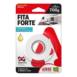 FITA DUPLA FACE AREAS GORDUROSAS 24X1,5M ADERE - ... - Comercial Leal