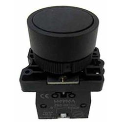 BOTÃO PULSANTE LK2-EA21 PRETO LUKMA - 08388 - Comercial Leal
