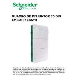 QUADRO DE DISJ 36DIN EMB EASY9 - 09283 - Comercial Leal