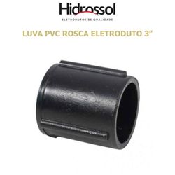 LUVA PVC SOLD ELETRODUTO PRETO 3