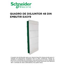 QUADRO DE DISJ 48DIN EMB EASY9 - 09284 - Comercial Leal