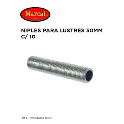 NIPLE PARA LUSTRE 50MM PCT/10 - 10763 - Comercial Leal