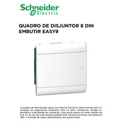 QUADRO DE DISJ. 8DIN EMB EASY9 - 09279 - Comercial Leal