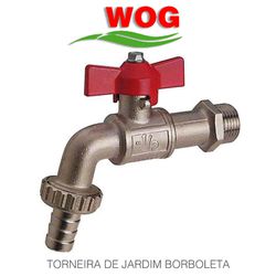 TORNEIRA ESFERA PARA JARDIM BORBOLETA 1/2X3/4 WOG... - Comercial Leal
