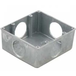 CAIXA DE PISO 4X4 BAIXA 3/4 ALUM STAMPLAC CPS44B -... - Comercial Leal