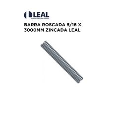 BARRA ROSCADA 3/8 X 3M ZINCADA - 12265 - Comercial Leal