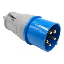 PLUGUE IND 250V 32A 3P+T+N 9H AZ WEG - 15652 - Comercial Leal