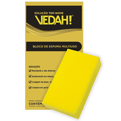 BLOCO DE ESPUMA 13X23X5,5 VEDAH - 15787 - Comercial Leal
