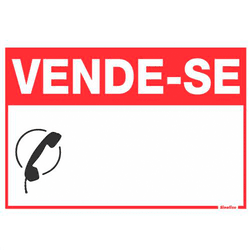 PLACA EM POLIESTILENO 20X30 VENDE-SE - 08658 - Comercial Leal
