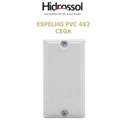 ESPELHO PVC COND BCO TAMPA CEGA 4X2 HIDROSSOL - 0... - Comercial Leal