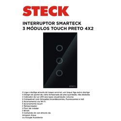 INTERRUPTOR SMARTECK 4X2