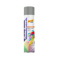 SPRAY USO GERAL CINZA MEDIO 400ML MUNDIAL PRIME -... - Comercial Leal