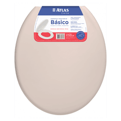 ASSENTO SANITARIO BASICO BEGE ATLAS - 16188 - Comercial Leal